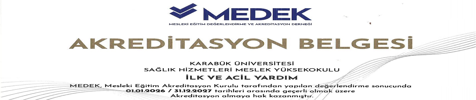 MEDEK BELGSİ
