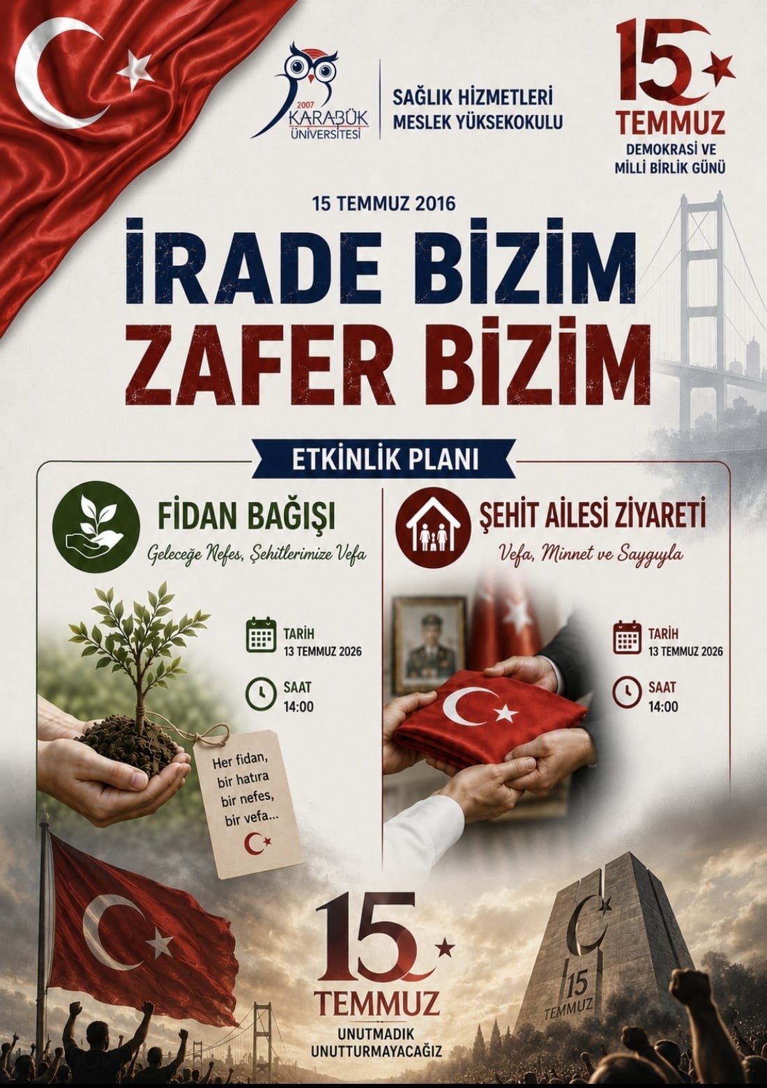 15 Temmuz Demokrasi ve Millî Birlik Günü